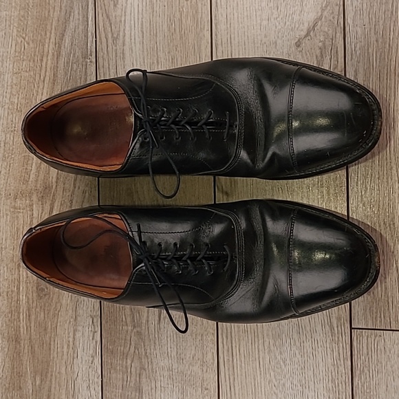 ALLEN EDMONDS Park Avenue Black Leather Sz 9 D Mens Cap Toe Dress‎ Shoes main image 10